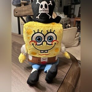 NWOT SpongeBob SquarePants pirate plush